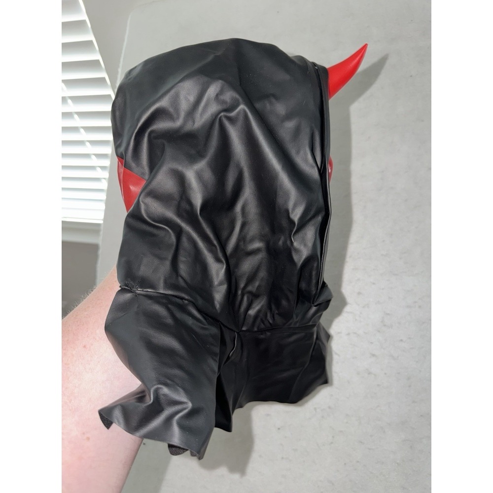 Dead By Daylight Devil Scream Ghost Face Mask Halloween Costume Horns AUTHENTIC - Picture 4 of 8